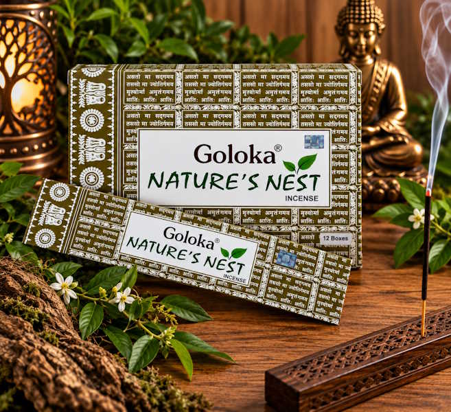 Incienso Goloka Natures Nest